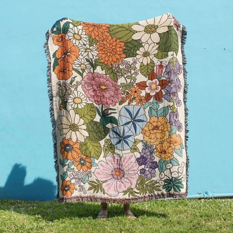 Manta Vejo Flores em Você