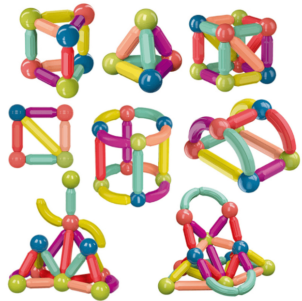 Kit Magnetic Pró - Blocos de Construção - Azhul