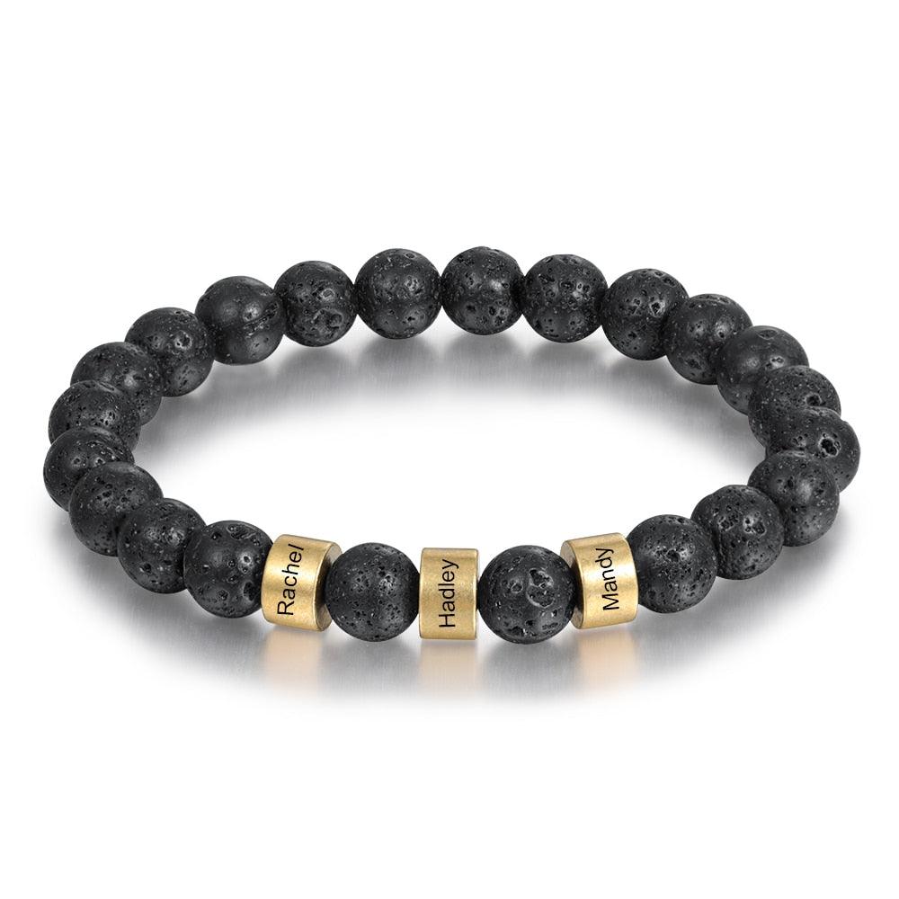 Pulseira Pedras Naturais Dia dos Pais 🧔 - Azhul