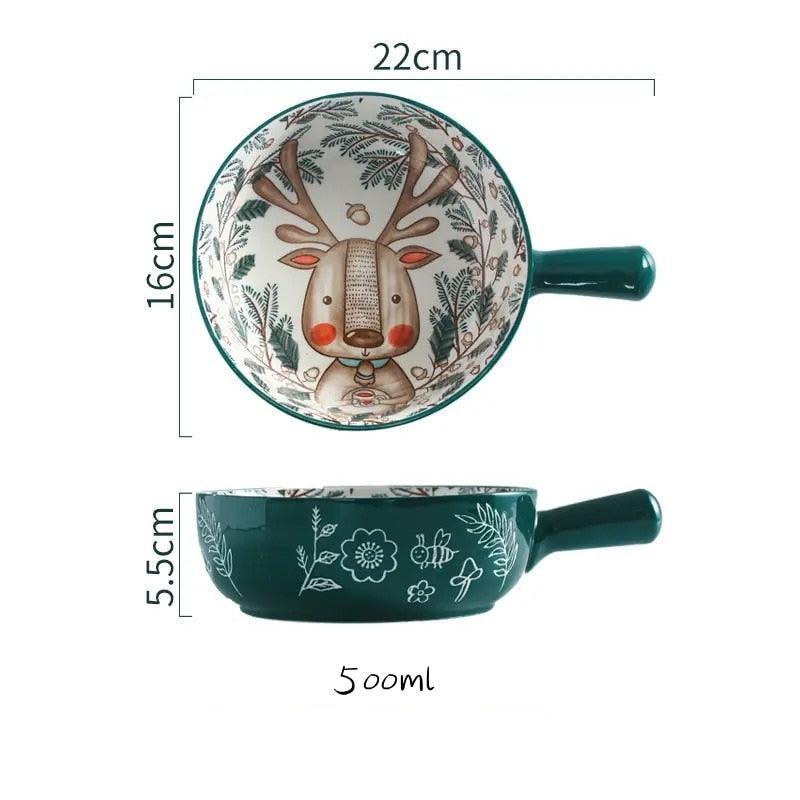 Bowl De Cerâmica Animais - Azhul