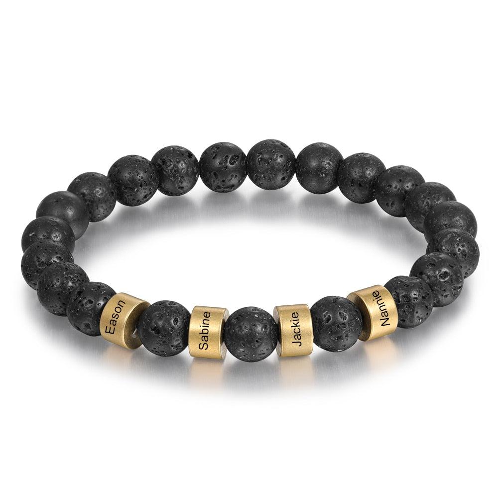Pulseira Pedras Naturais Dia dos Pais 🧔 - Azhul