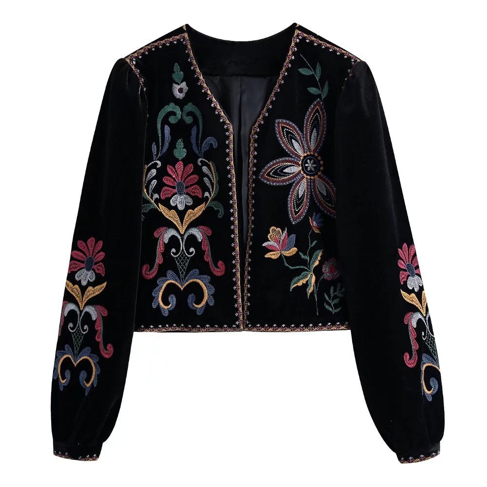 Jaqueta Boho Bordada