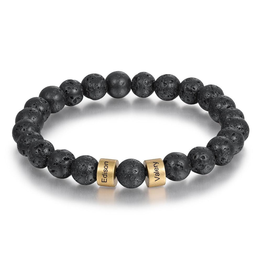 Pulseira Pedras Naturais Dia dos Pais 🧔 - Azhul