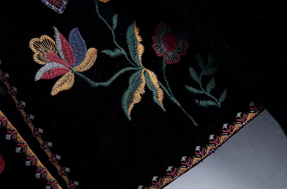 Jaqueta Boho Bordada