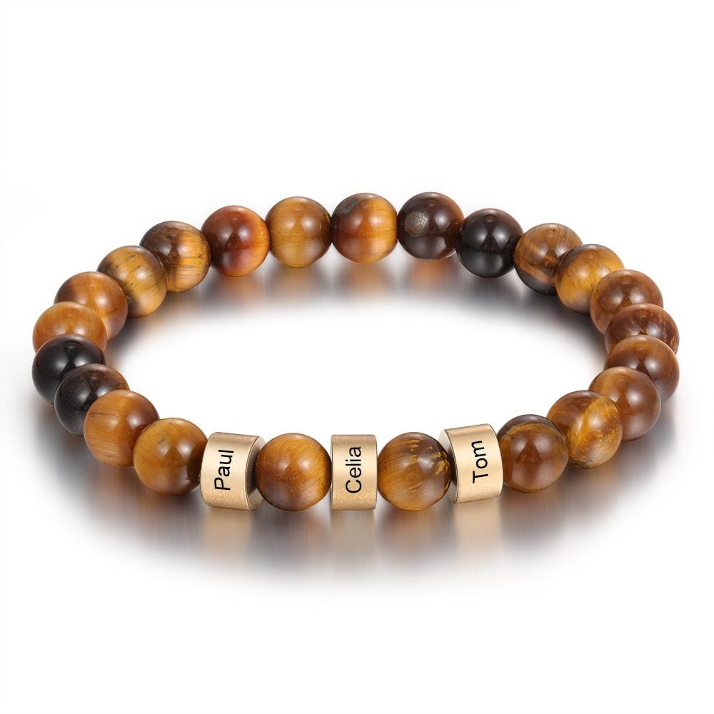Pulseira Pedras Naturais Dia dos Pais 🧔 - Azhul