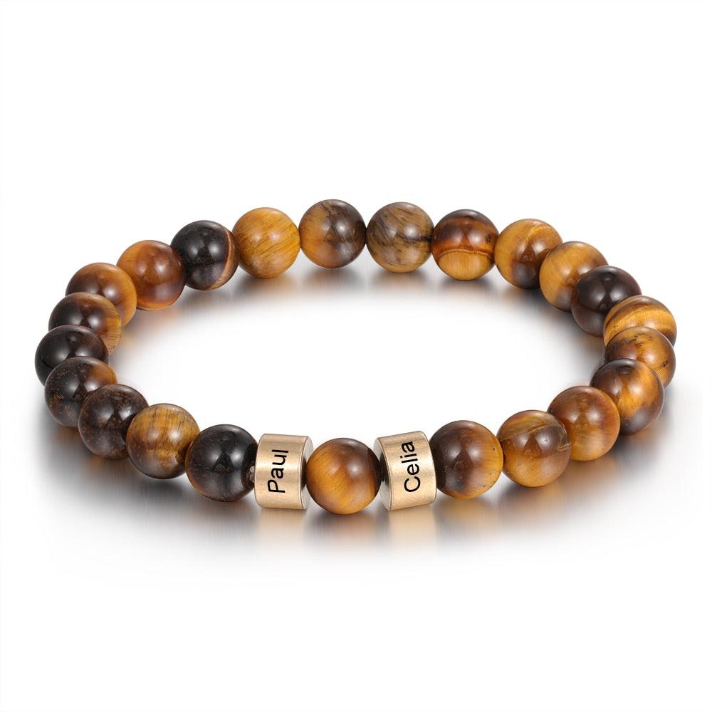 Pulseira Pedras Naturais Dia dos Pais 🧔 - Azhul