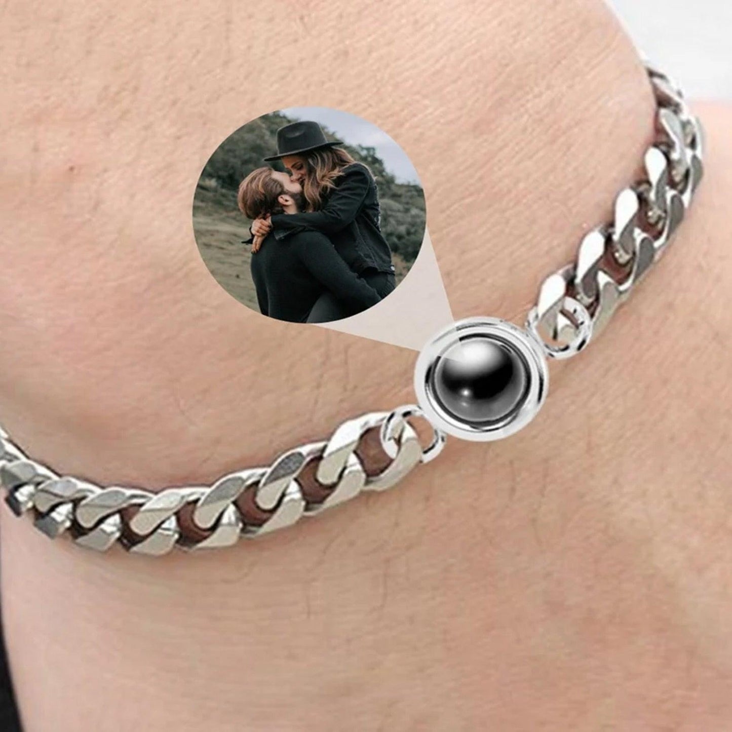 Pulseira Meu Amor - Foto Personalizada - Azhul