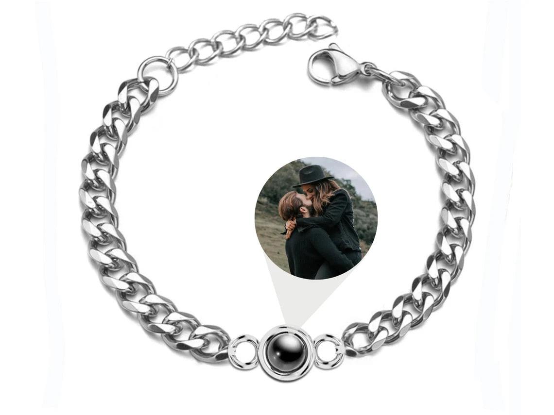 Pulseira Meu Amor - Foto Personalizada - Azhul