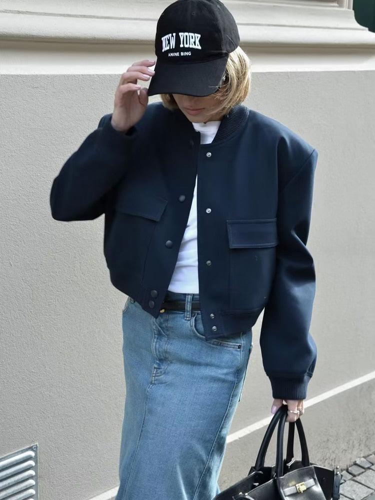 Jaqueta Bomber Minimalista - Azhul