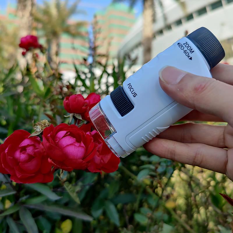 Microscópio Infantil Com Suporte para Celular - Azhul