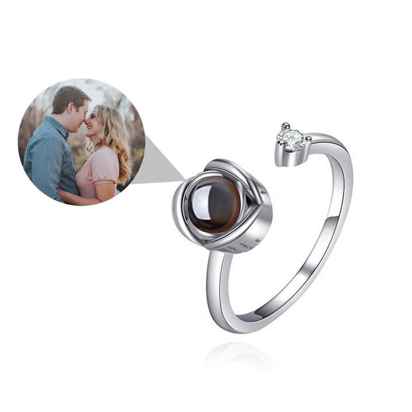 Anel Personalizado com Foto Amor Meu