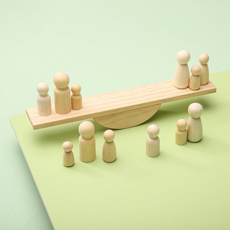 Balança de Madeira Infantil Azhul