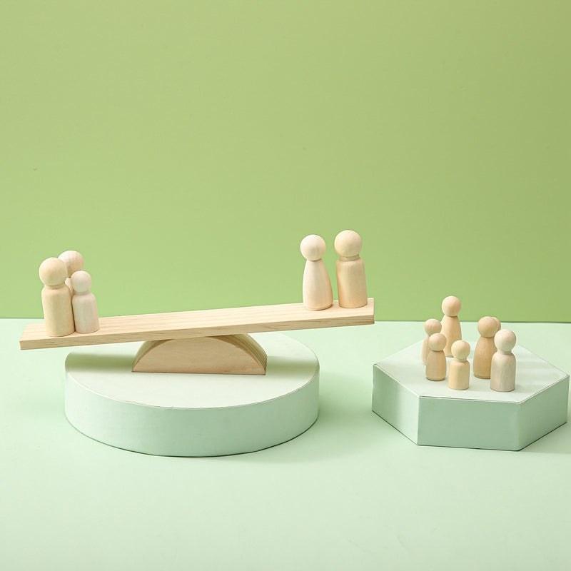 Balança de Madeira Infantil Azhul