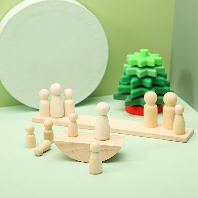 Balança de Madeira Infantil Azhul