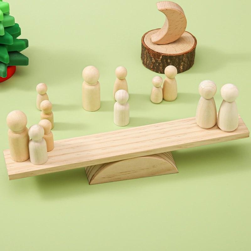 Balança de Madeira Infantil Azhul