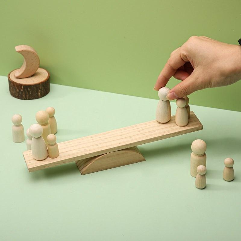 Balança de Madeira Infantil Azhul