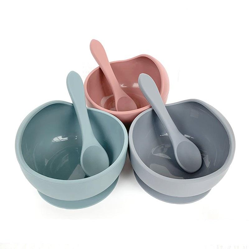 Bowl e Colher de Silicone Infantil Azhul