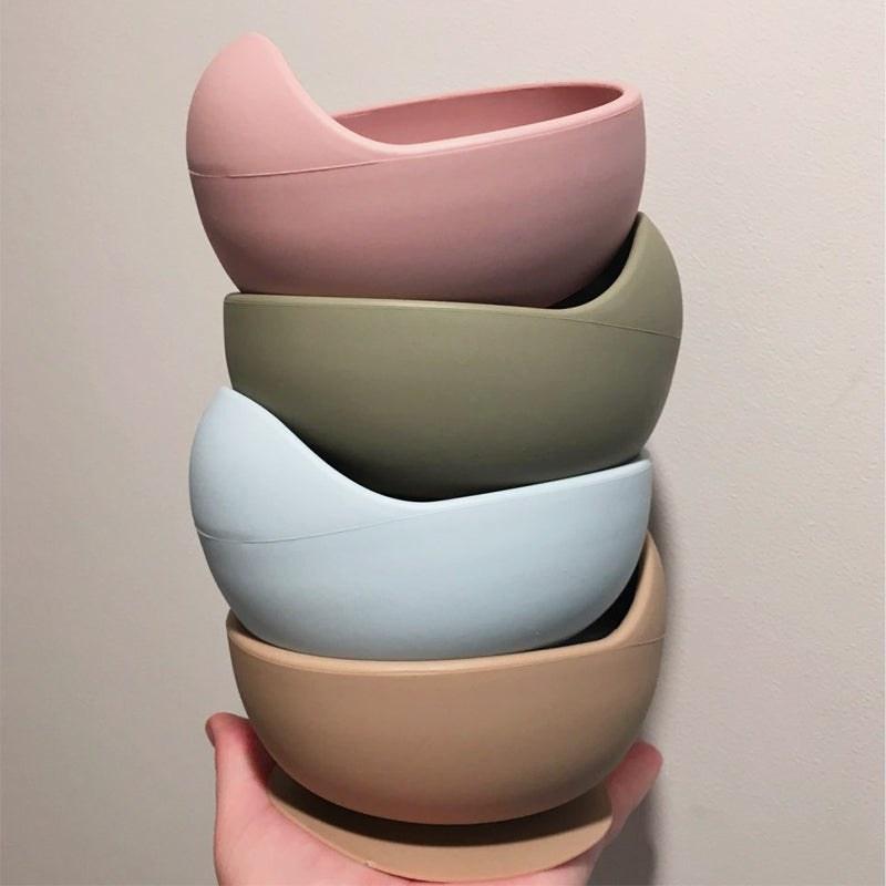 Bowl e Colher de Silicone Infantil Azhul