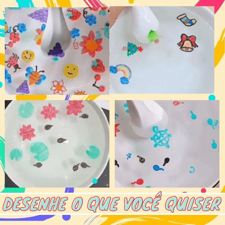 Kit 4 Canetas MAGIC 3D - (Compre 4 e Leve 1 de Brinde) - Azhul