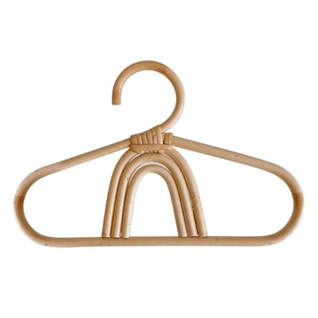 Cabides de Bambu Infantil Azhul Arco-íris