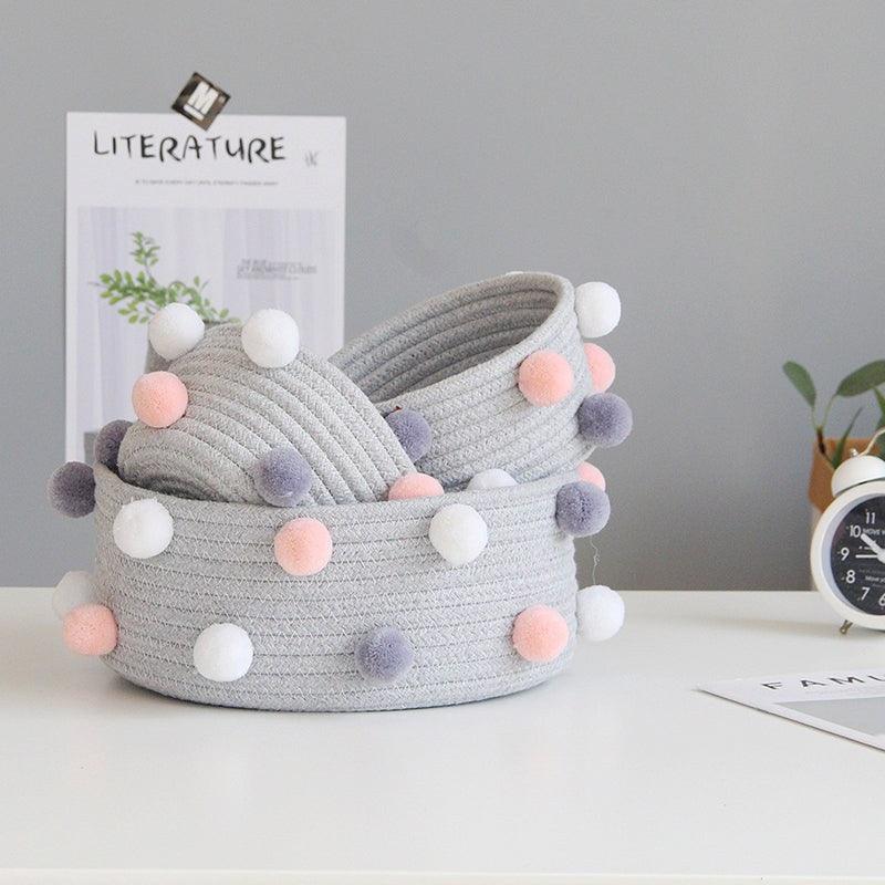 Cesto Pompom Infantil Azhul