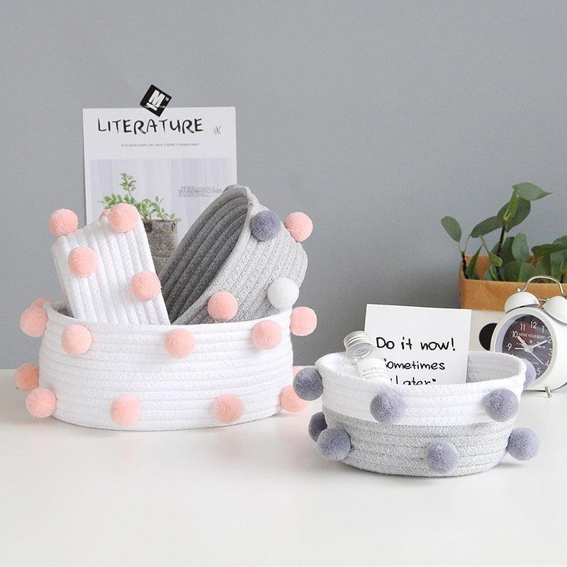Cesto Pompom Infantil Azhul
