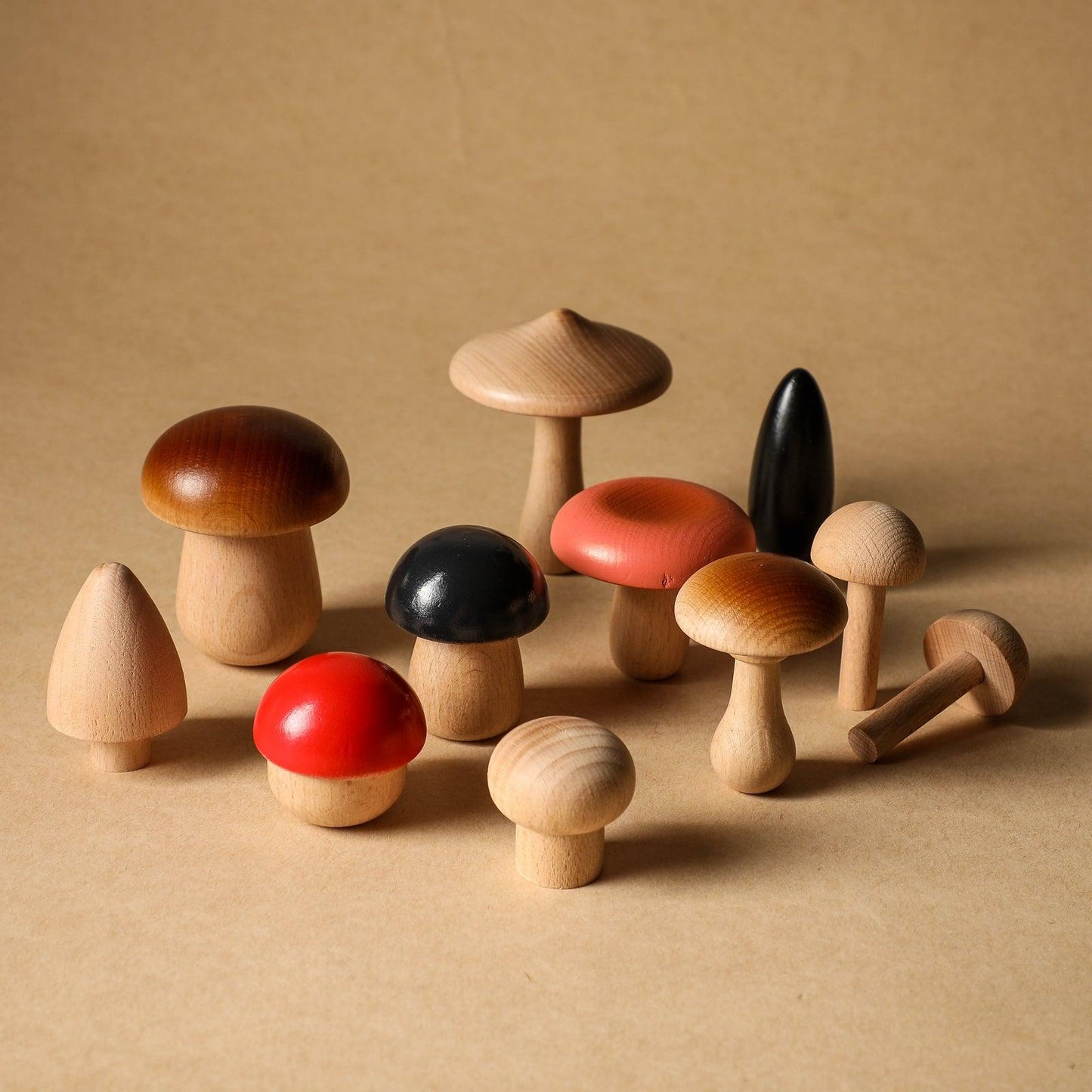Cogumelos de Madeira Infantil Azhul