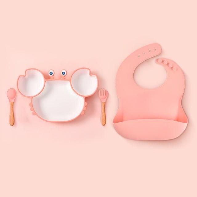 Conjunto Caranguejo Infantil Azhul Conjunto Rosa
