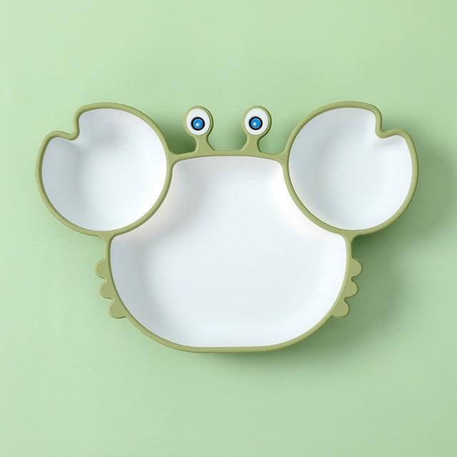 Conjunto Caranguejo Infantil Azhul Prato Verde