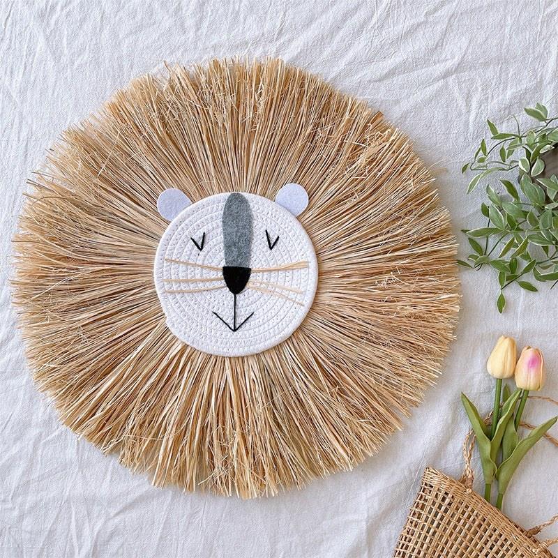 Decoração Natural Animais Infantil Azhul Ursinho com Cinza