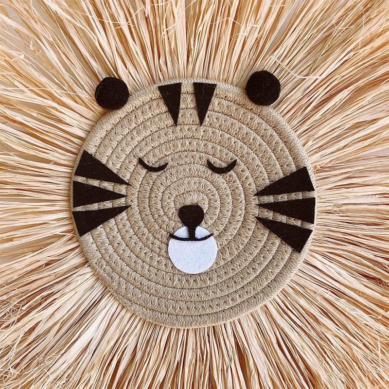 Decoração Natural Animais Infantil Azhul Ursinho com Preto