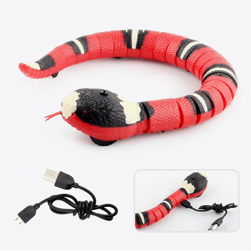 Brinquedo de Gato - Cobra Interativa Inteligente - Azhul