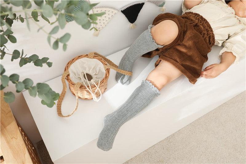 Meia de Algodão com Babadinhos Meias Azhul
