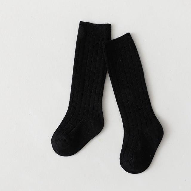 Meias de algodão 3/4 Meias Azhul Preto 1-3 anos