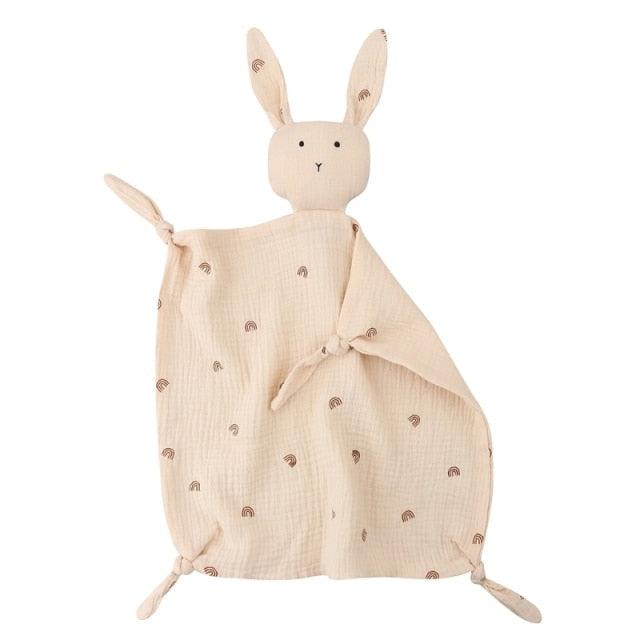 Naninha Coelhinho Azhul Creme Estampada