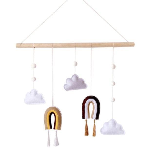 Nuvens e Arco-Íris Decoração Infantil 11 Novo | 55 Vendidos Marrom