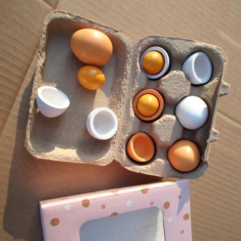 Ovos de Madeira - Montessoriano Brinquedos 016 Novo | 587 Vendidos