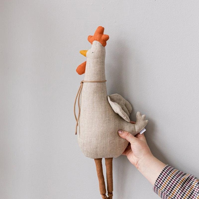 Pelúcia Animal Infantil Azhul Galinha