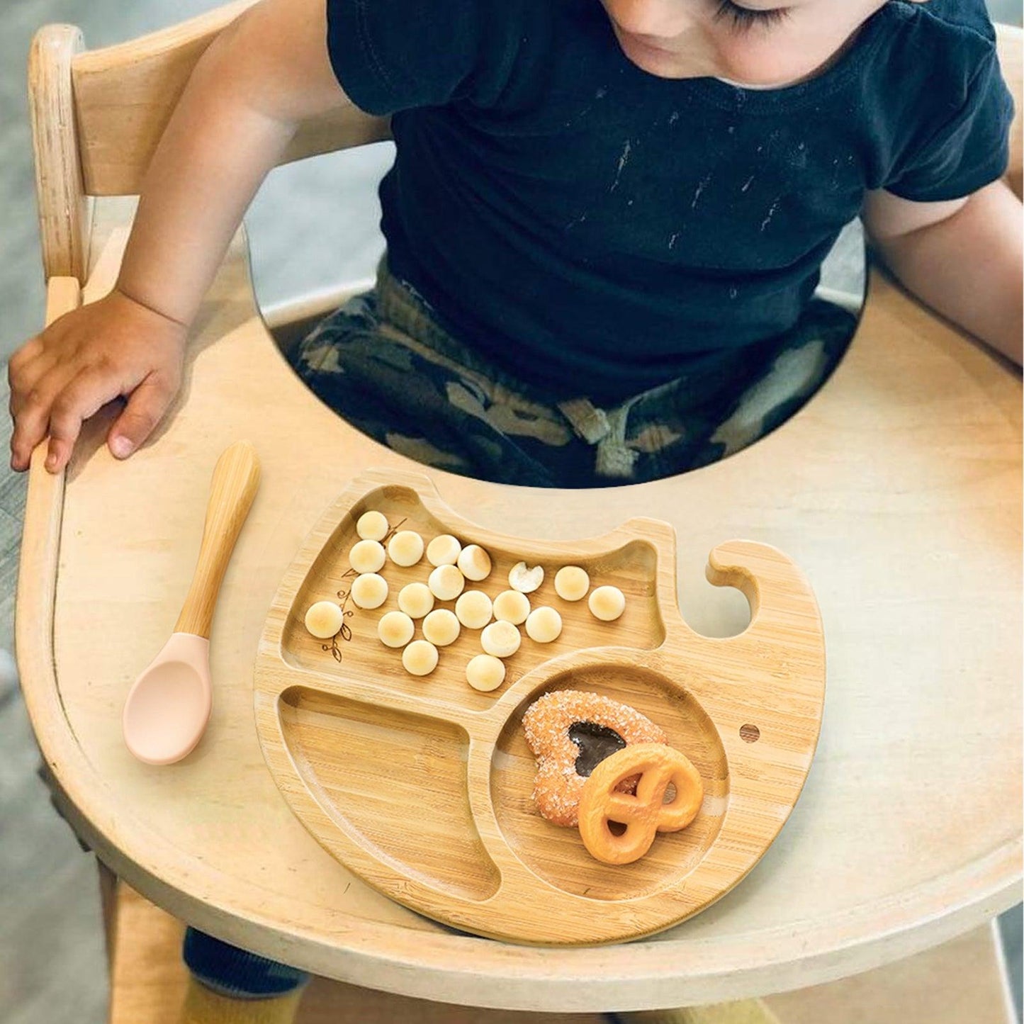 Prato Elefantinho Infantil Azhul