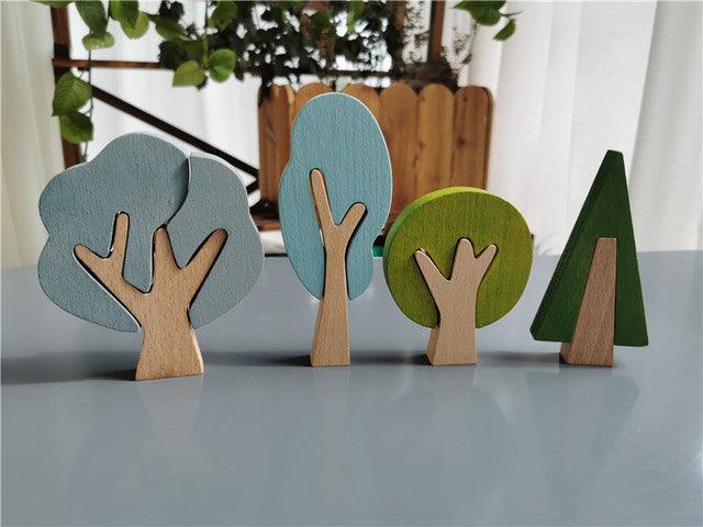 Quebra-Cabeça Árvores Infantil Azhul Primavera