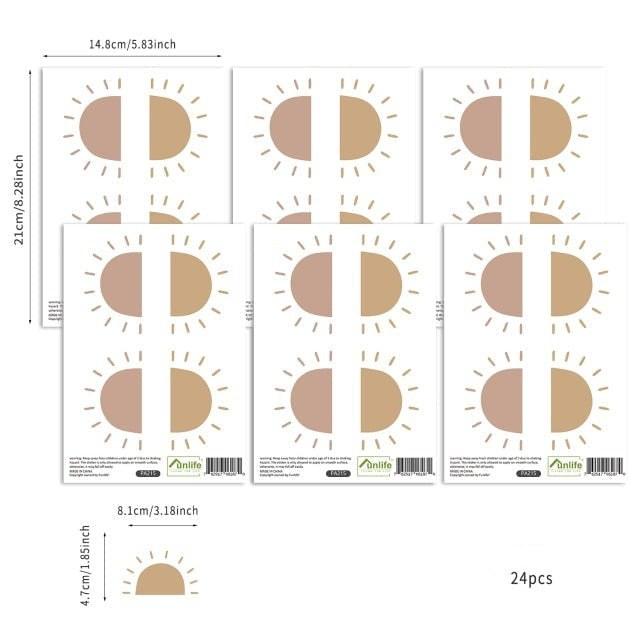 Adesivo de Parede Azhul Sol 2 