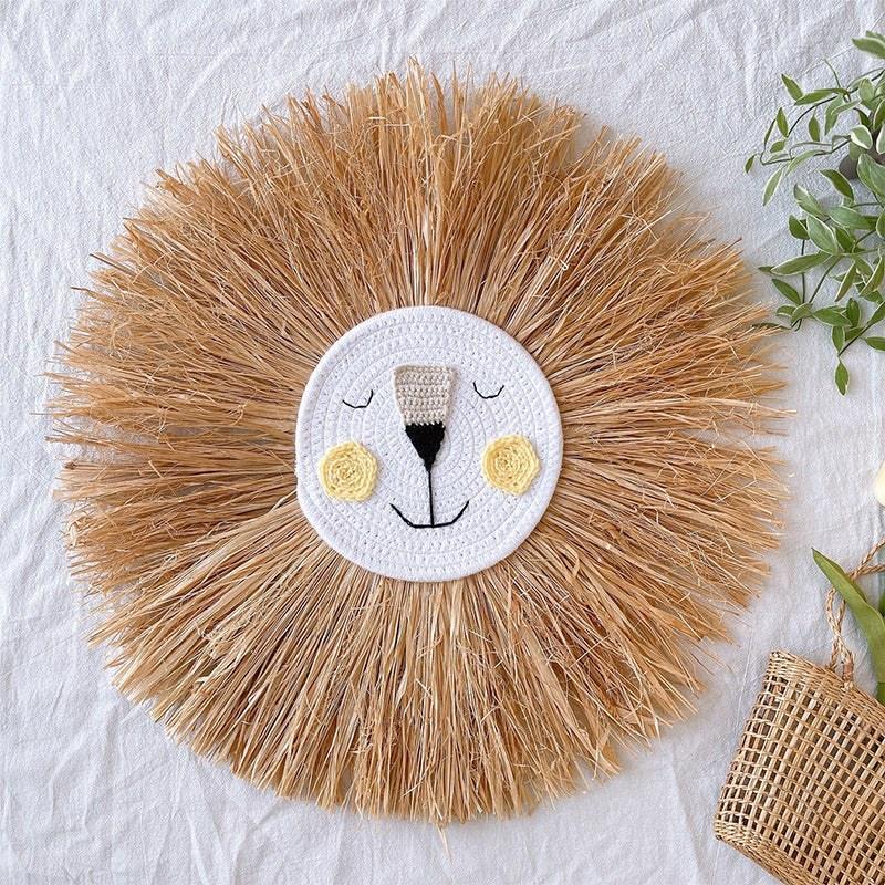 Decoração Natural Animais Infantil Azhul Leãozinho 